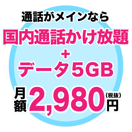 通話5GBプラン