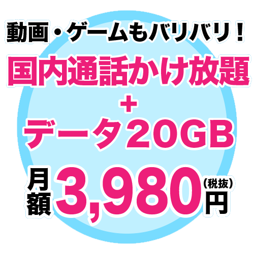 通話20GBプラン